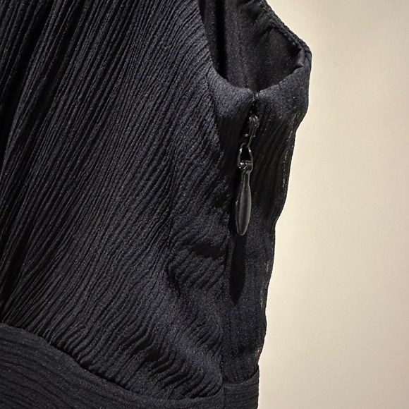 J. Crew silk chiffon Sophia dress (black) - Picture 4 of 8